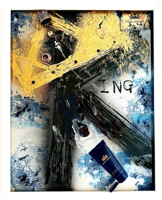 Dolce Gabbana King cologne, fractured
